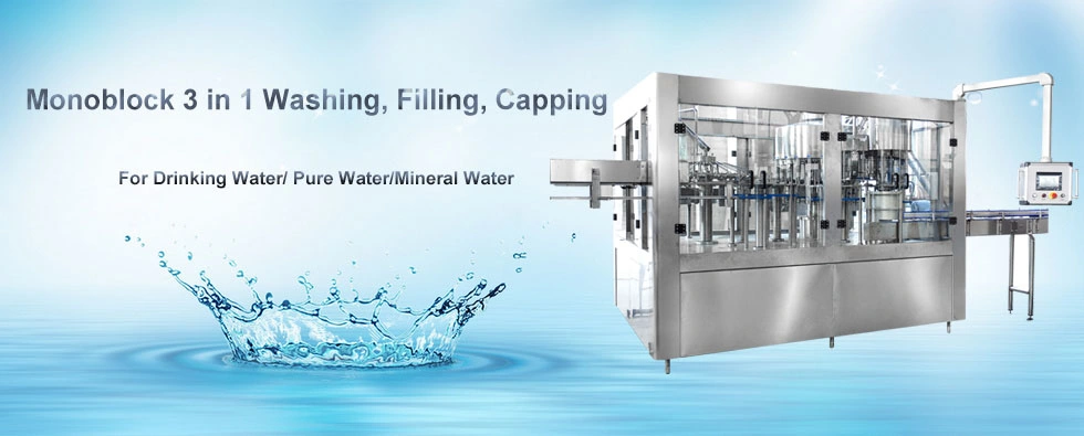 Hot Sale High Quality Fully-New Automatic Beverage Pet Bottled Glass Bottle Pure Mineral Water Drinking Water Filling Sealing Packing Bottling Machine