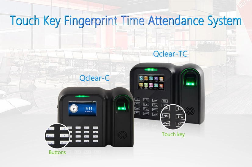 (QCLEAR-TC) USB Flash Drive and Standalone for Fingerprint Employee Attendance Machine