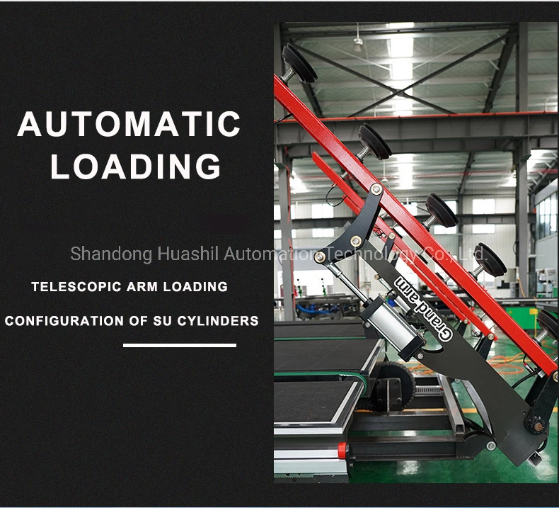 Automatic Double Turn Loading 4 Station Glass Cutting Line