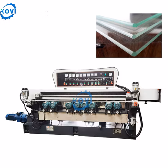 Vertical Straight Edge Automatic Glass Edging Machine Straight Line Glass Beveling Edge Polishing Machine