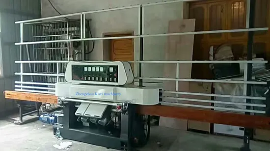 Vertical Straight Edge Automatic Glass Edging Machine Straight Line Glass Beveling Edge Polishing Machine