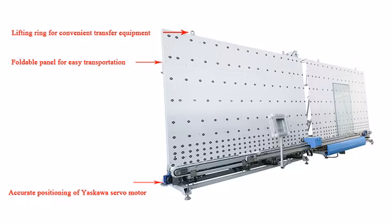 Automatic Vertical Dgu Two Component Hot Melt Gluing Double Glazed Unit Window and Door Insulating Glass Silicone Mixed Sealant Secondary Sealing Robot Machine