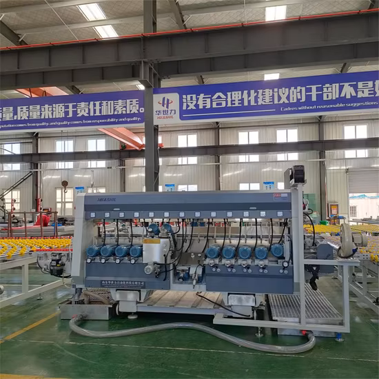 Jfd-2025 Glass Straight-Line Double Edge Polishing Grinding Machine for Large Glass