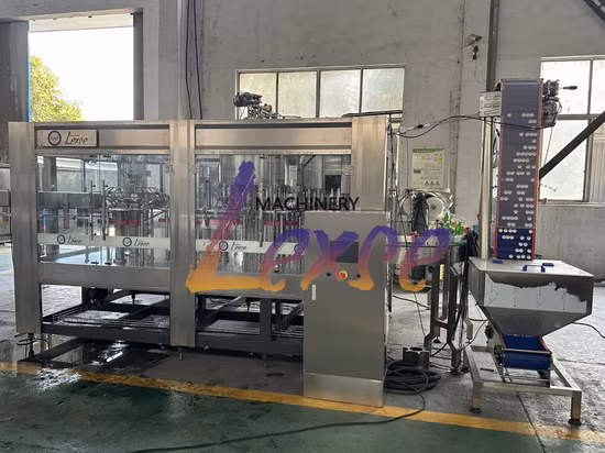 Automatic Glass Bottle Purero Water Tea Beverage Liquid Filler Packing Washing Filling Sealing Oil Packaging Beverage Machine Bottling System Machine